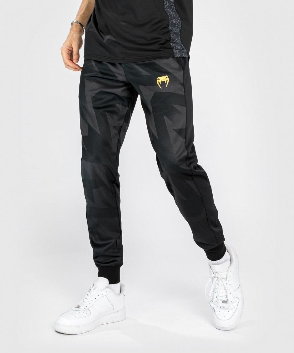 Спортивные штаны мужские джоггеры Venum Razor - Black/Gold (3XL)