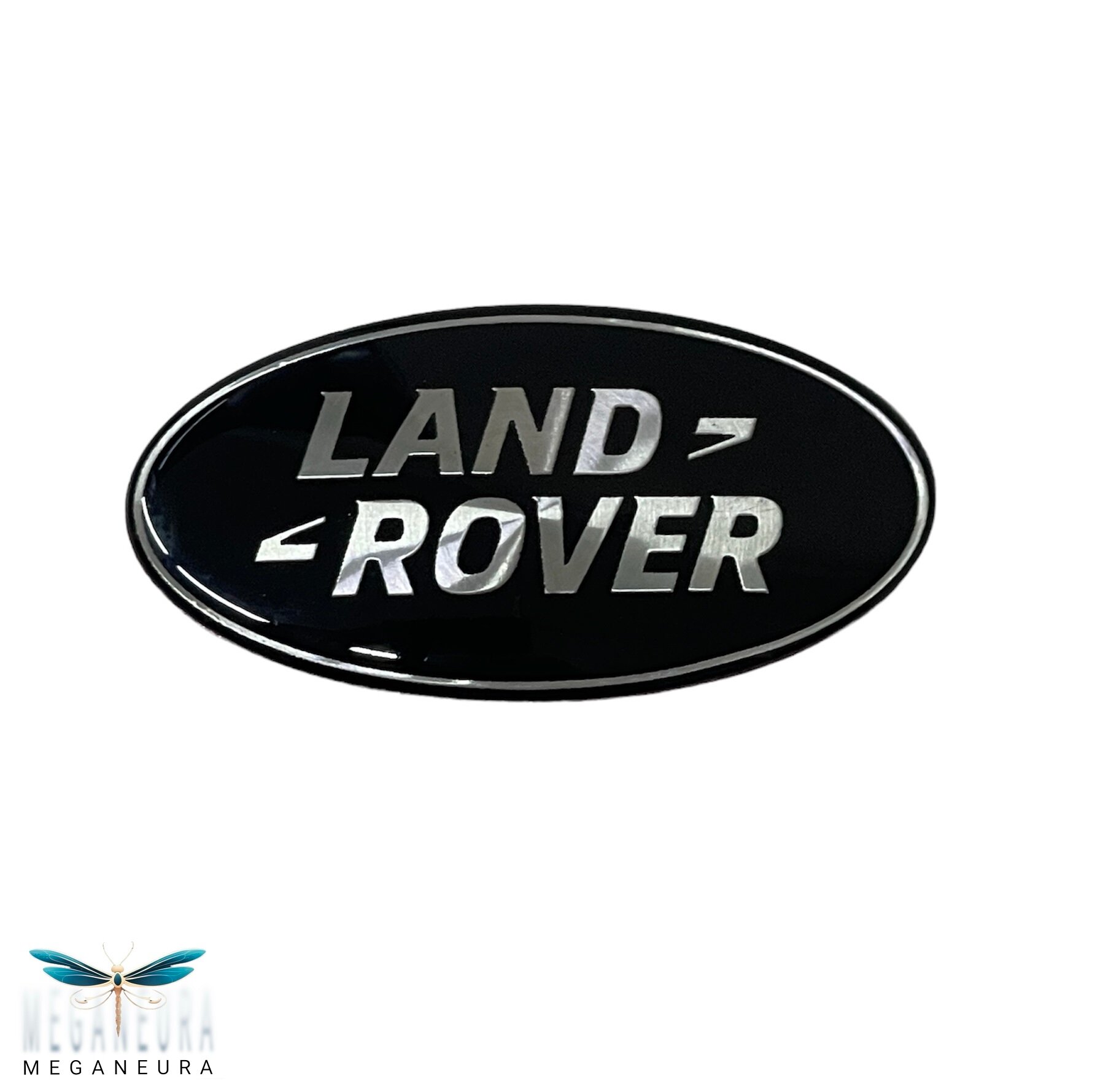 Эмблема передняя LAND ROVER 86 мм для RANGE ROVER черная DАG500160 шильдик