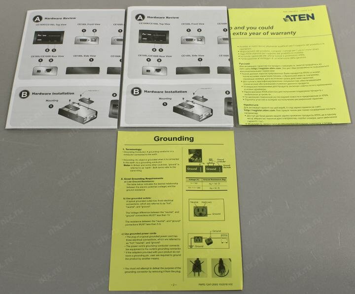 Удлинитель KVM ATEN CE100-В/C - фото №10