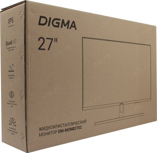 Монитор 27" Digma DM-MONB2702, 2560х1440, 75 Гц, IPS, черный - фото №20