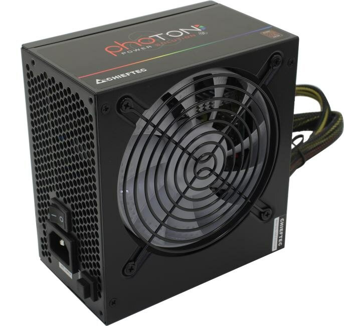 Блок питания ATX Chieftec 750W, Active PFC, RGB Rainbow 120mm fan, 80 PLUS BRONZE, Cable Management Retail - фото №11