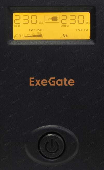 Источник бесперебойного питания Exegate EP285517RUS 2000VA/1200W, LCD, AVR, 6*IEC-C13, RJ45/11, USB, blac - фото №14