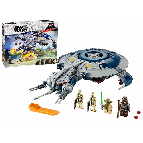 Конструктор Звездные войны Боевой корабль дроидов 399 деталей / конструктор корабль / набор для детей Star Wars / детские игрушки