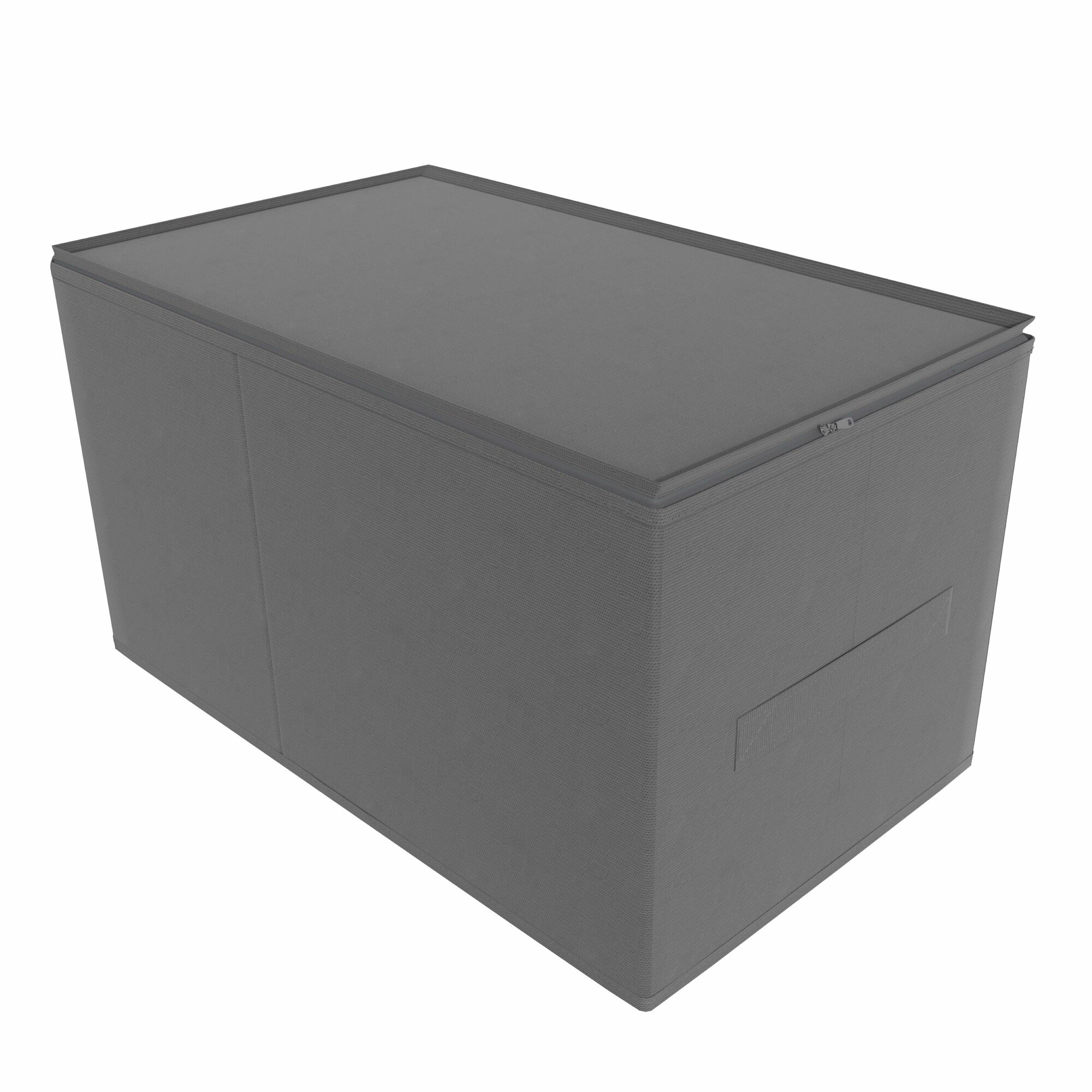 Коробка для хранения большая с крышкой на молнии / Контейнер для хранения / Кофр для одежды - фотография № 12