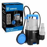 Насос дренажный DEKO DWP-600P (грязевая, поплавок, 220В, 600Вт, пластик) DEKO