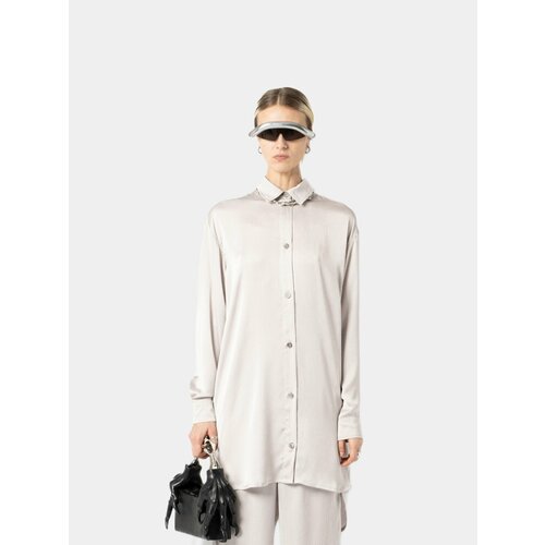 Рубашка Han Kjøbenhavn, FLUID LONG SHIRT, размер 38, серый