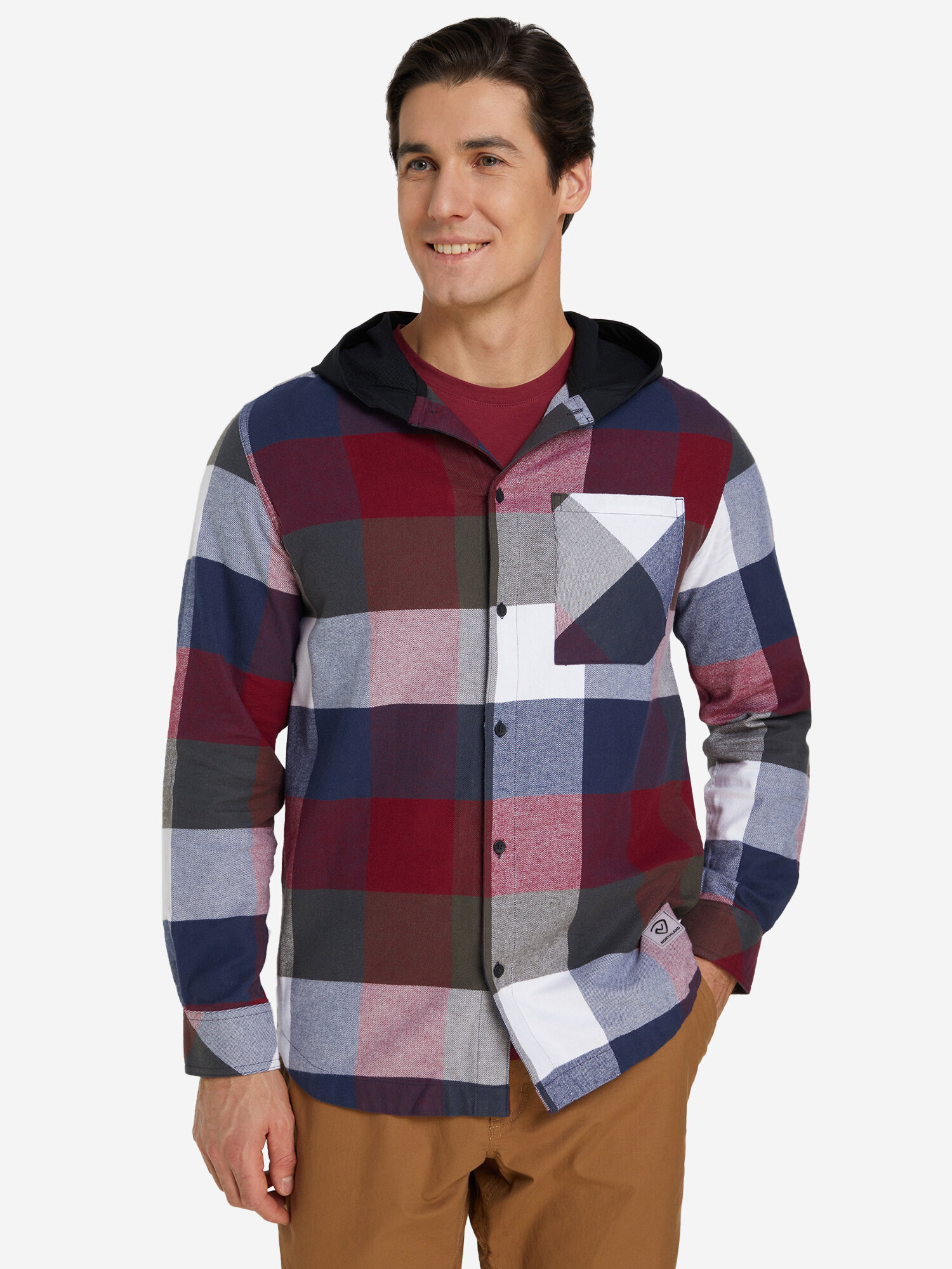 фото Рубашка мужская Northland Синий; RUS: 56-58, Ориг: 56-58