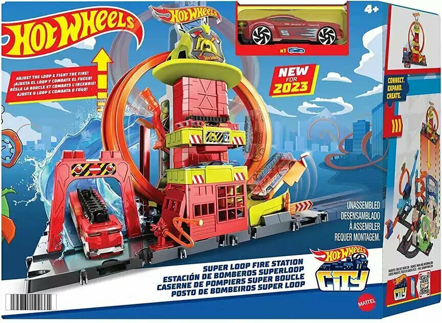 Набор игровой Hot Wheels Сити Пожарная станция HKX41