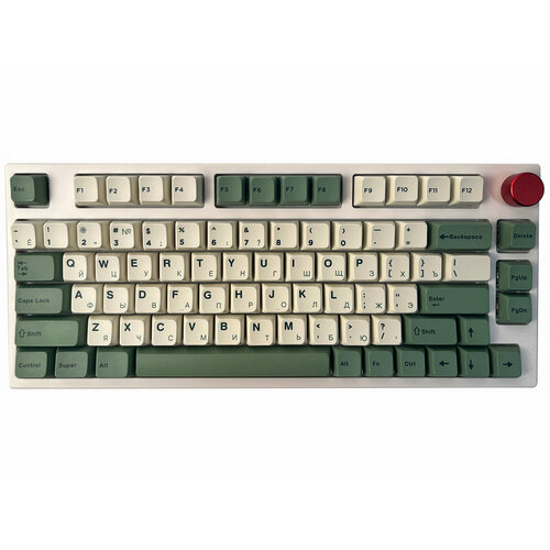 Клавиатура беспроводная механическая Epomaker TH80 Pro Gateron Pro Yellow Switch Bluetooth RGB подстветка 4000мАч Белый TH80Pro-WHT-ENL-GatY 869000₽