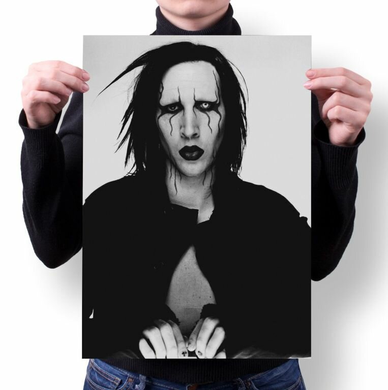 Плакат Marilyn Manson, Мэрилин Мэнсон №1, А4