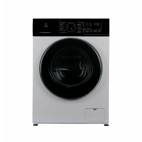 Стирально-сушильная машина Lex LWM08512WID класс энергопотребления A 8 кг5 кг 1200 обмин обработка паром отложенный старт инверторный мотор белыйчерный 4999000₽