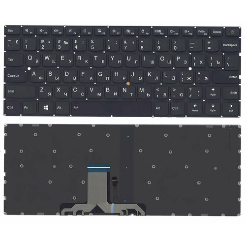 Клавиатура для ноутбука Lenovo 710S-13IKB 710S-13ISK с подсветкой p/n: SN20K82322, V154420BS1-HB