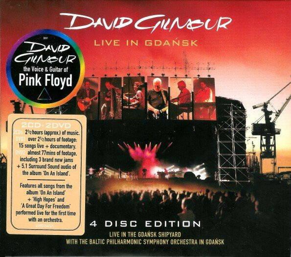 David Gilmour. Live In Gdansk (Box-set)