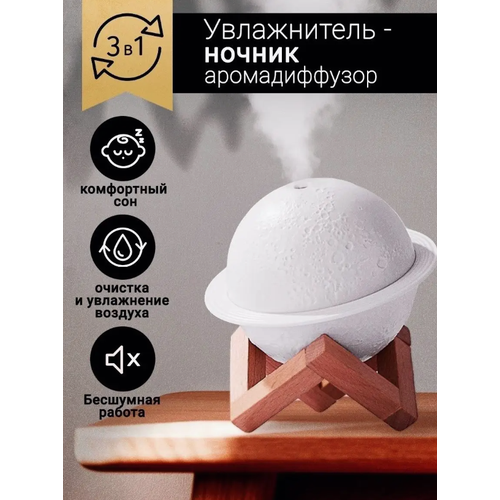 Увлажнитель воздуха для дома сатурн увлажнитель-ночник в детскую космос диффузор для дома LEMIL 104900₽