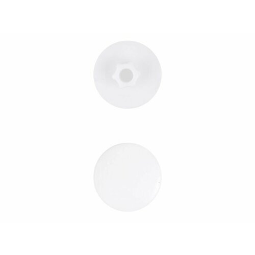 Заглушка на конфирмат белая 30 шт (под шестигранник/евровинт)