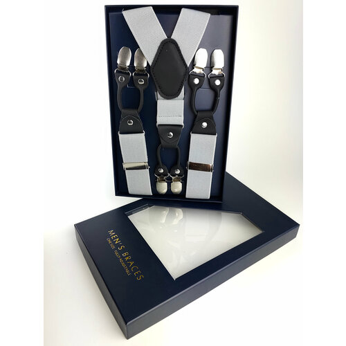 фото Подтяжки gregorini, размер 115, серый