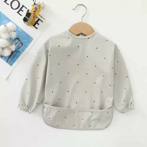 Водоотталкивающий с рукавами Polka Dot Grey