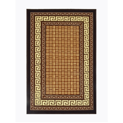 Комплект ковриков на резиновой основе Нью Соса 110313-32117-40 коричневый 100х150 и 40х60