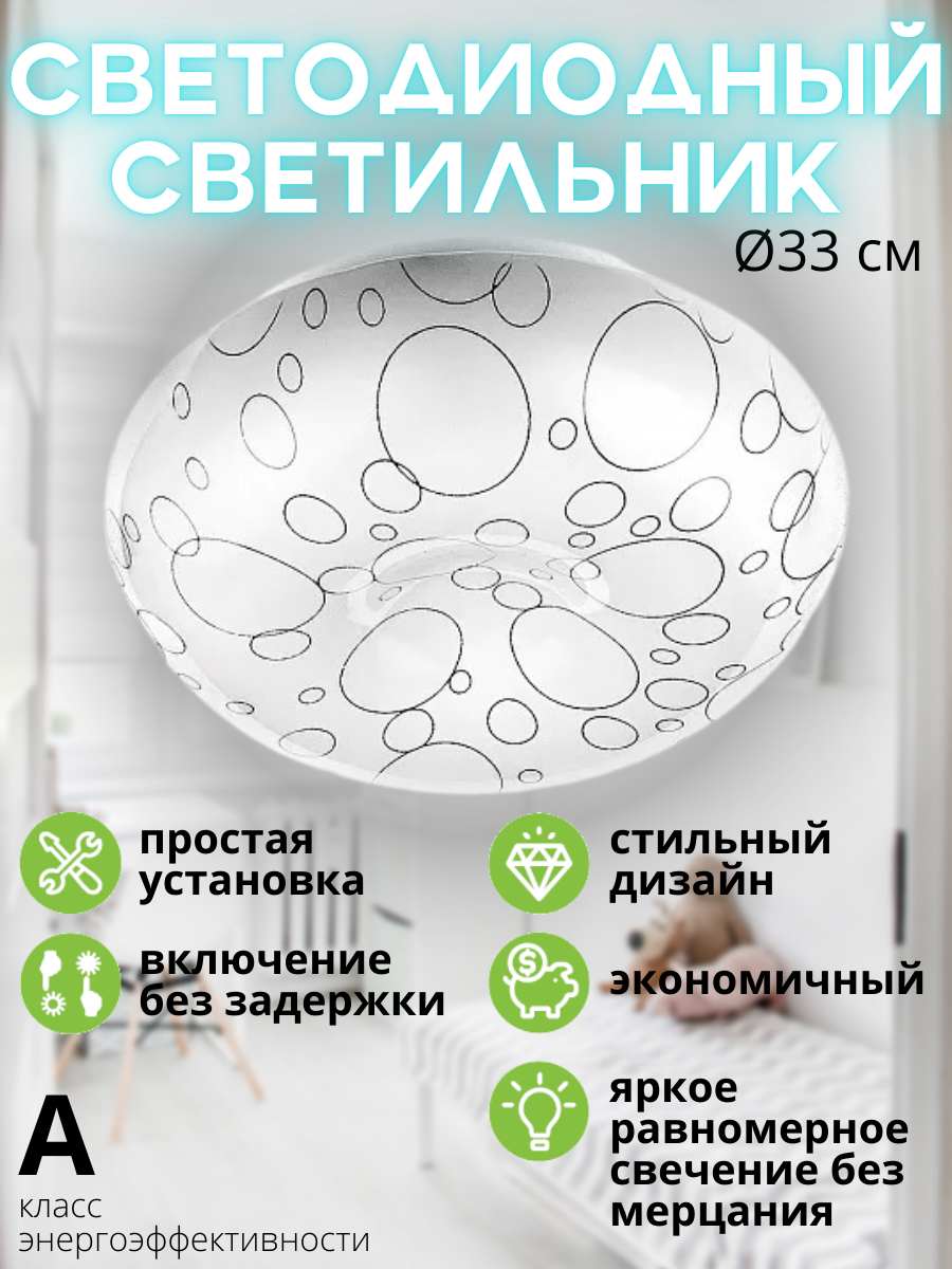 Потолочный светильник General GSMCL-008-18-6500 Bolla 800224 - фото №6