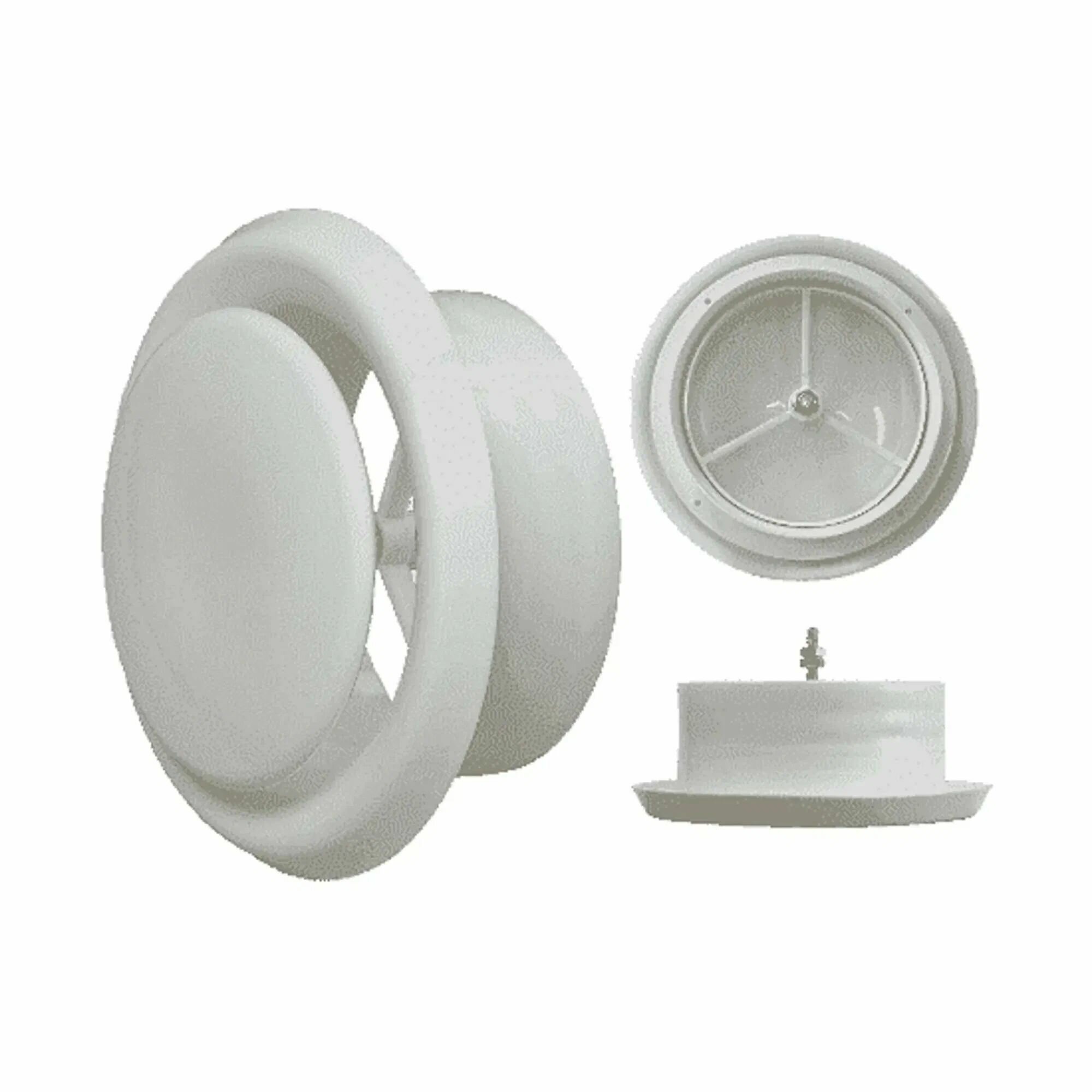 фото Диффузор (анемостат) пластиковый 100мм, универсальный 1 штука