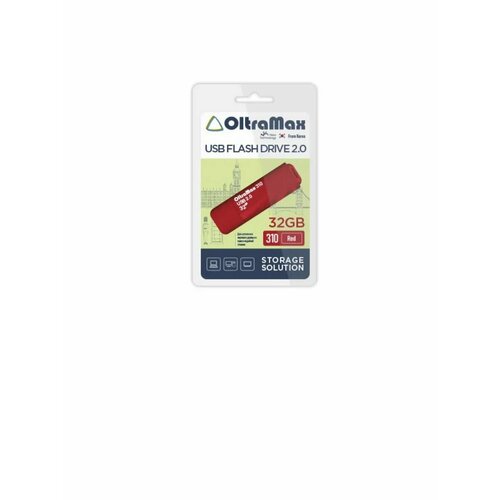 USB флеш накопитель OM-32GB-310-Red oltramax om 32gb 50 blue 2 0