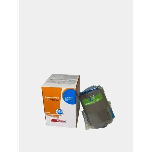 Совместимый картридж Printmax (CLP-C300A) для Samsung CLP-300/ CLX-2160/ CLX-3160N (cyan), 1000 стр. чип булат clp c300a для samsung clp 300 clx 2160 clx 3160 голубой 1000 стр