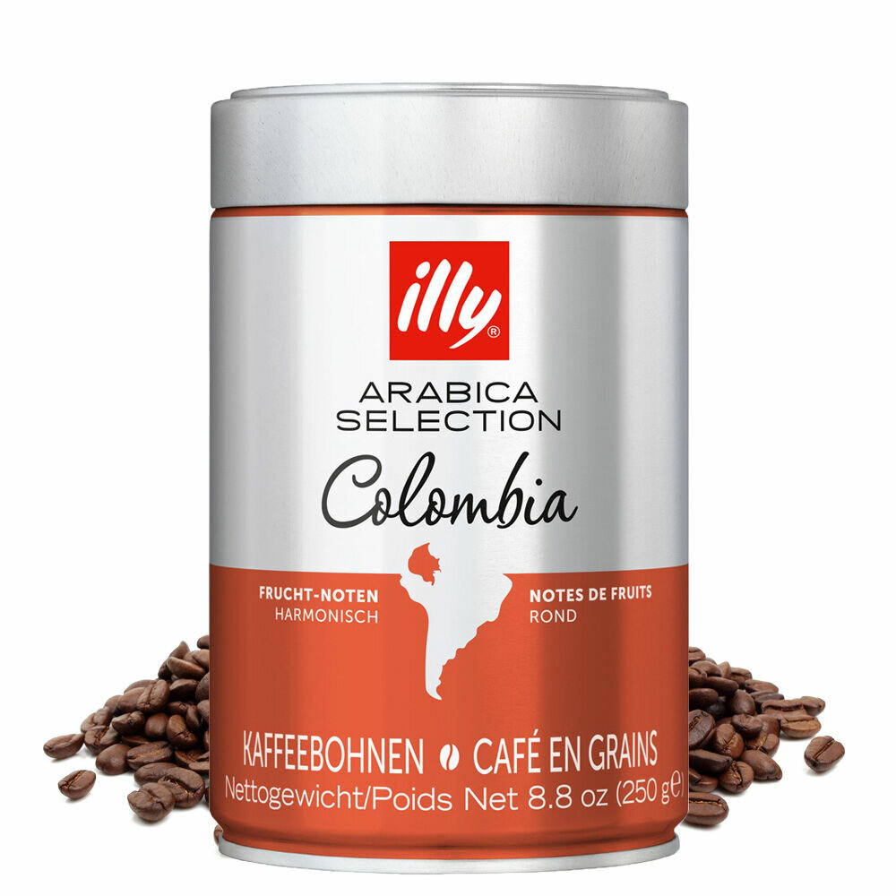 Кофе в зернах illy Colombia, 250 г