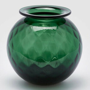 EDG Стеклянная ваза Rossella 20 см зеленая 107535,86