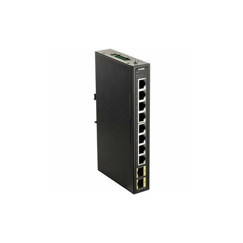Коммутатор D-Link DIS-100G-10S DIS-100G-10SA 8G 2SFP неупр 2274700₽