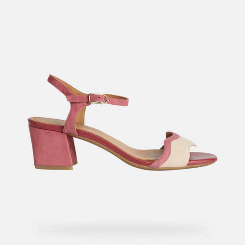 фото Босоножки geox d new eraklia, размер 37, пыльная роза