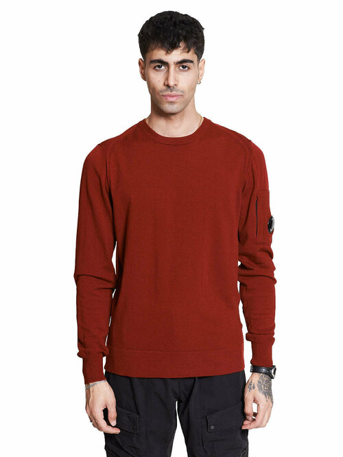 Джемпер C.P. Company EXTAFINE MERINO WOOL KNIT, размер 50, красный