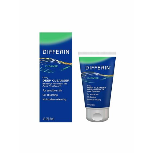 Differin, Пенка для очищения чувствительной кожи, анти акне, 118 мл differin cream 30g