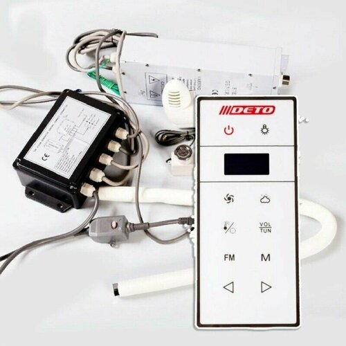 Парогенератор 3кВт полный комплект сенсорный пульт белый для низкого поддона TR-020 3369000₽