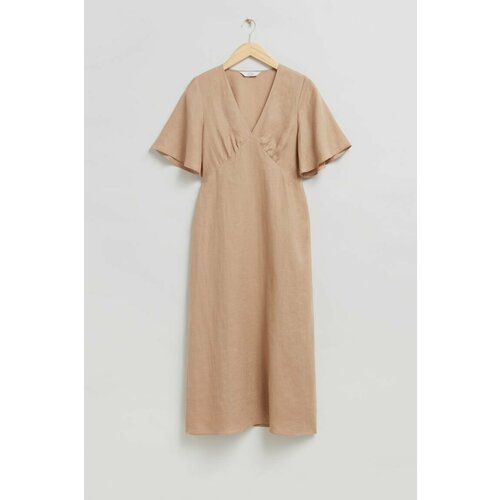 фото Платье размер 8, бежевый h&m / other stories