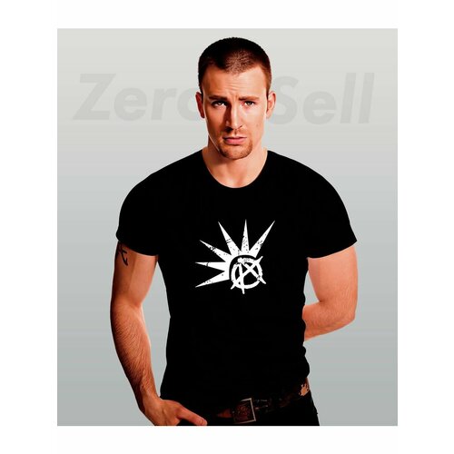фото Футболка анархия, размер xxxl, черный zerosell