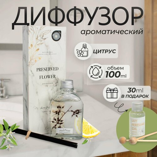 Диффузор ароматический для дома, 100мл+30мл