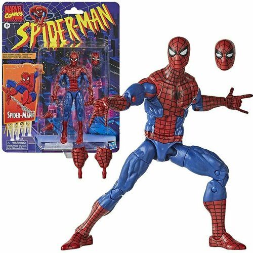 Коллекционная экшн фигурка с аксессуарами Человек-паук (Spider-man) Производство Hasbro (оригинальная фигурка)