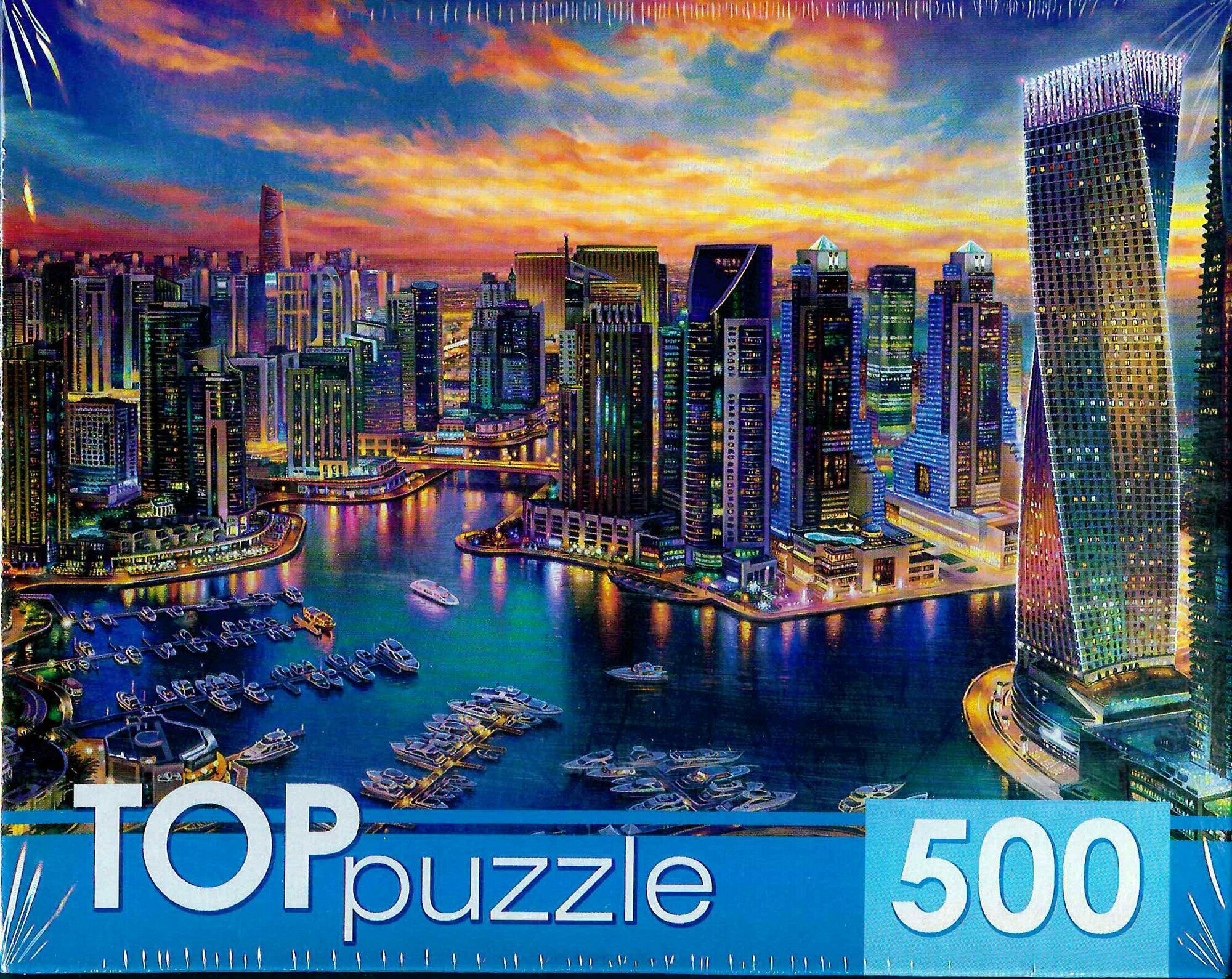 Пазл TOPpuzzle Вечерний Дубай 500деталей (ХТП500-4227)