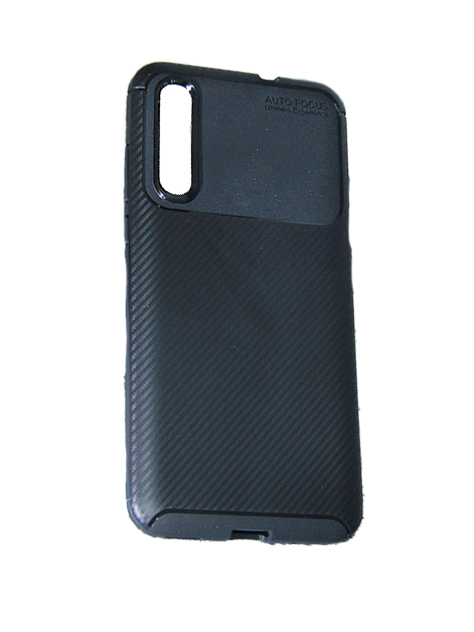 Чехол-накладка для HUAWEI P30 BECATION BEETLES CARBON TPU ANTISHOCK черный