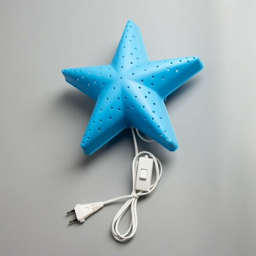 Бра-ночник 1х25Вт Е14 голубой 27х27х11см 1176₽