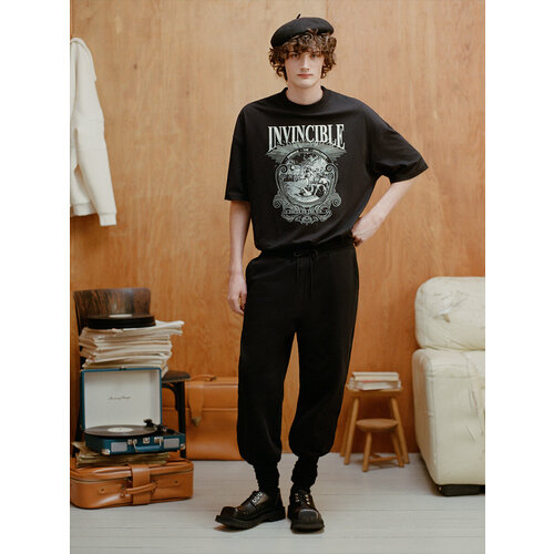 фото Футболка befree, размер m, черный