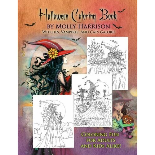 Harrison Molly "Halloween Coloring Book"