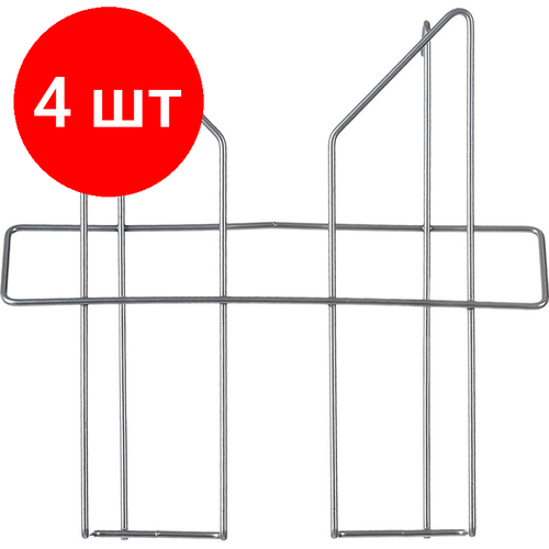Комплект 4 штук, Лоток навесной Лоток навесной для стоек парус, ф А4