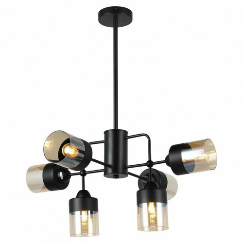 Люстра на штанге IMEX MD74785-6-S-BK 10097₽