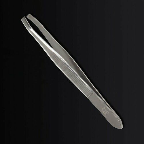 Пинцет Premium прямой узкий 9 см на блистере цвет серебристый 344₽