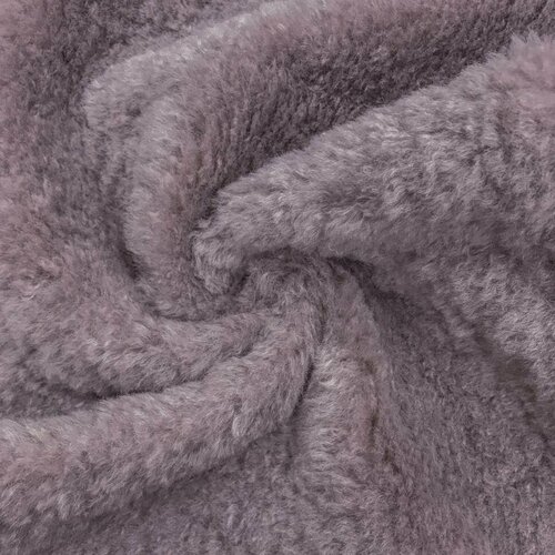 фото Мех искусственный "альпака" цвет пудра мир ткани