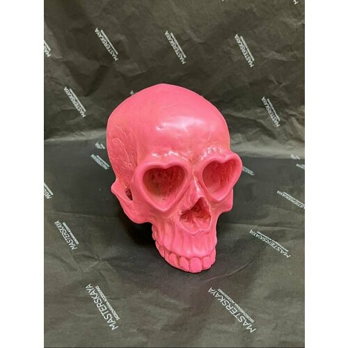 Интерьерное декоративное настольное украшение из стеклопластика статуэтка/фигурка череп Влюбленный