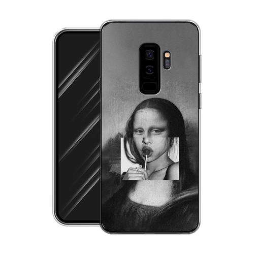 Силиконовый чехол на Samsung Galaxy S9 Plus / Самсунг Галакси S9 Плюс Mona Lisa sucking lollipop samsung galaxy s9 plus s9 силиконовый чёрный чехол самсунг галакси с9 плюс