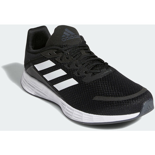 Кроссовки adidas DURAMO SL CBLACK/FTWWHT/GRESIX, размер 9,5 UK, белый, черный