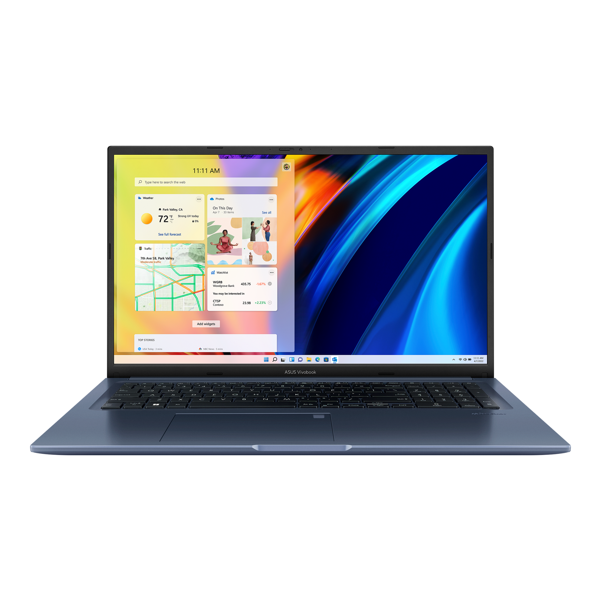 Ноутбук ASUS VivoBook 17X K1703ZA-AU171 17.3" 1920x1080 Intel Core i5 - 12500H, 16Gb RAM, 512Gb SSD синий, без OC (90NB0WN2-M00750)